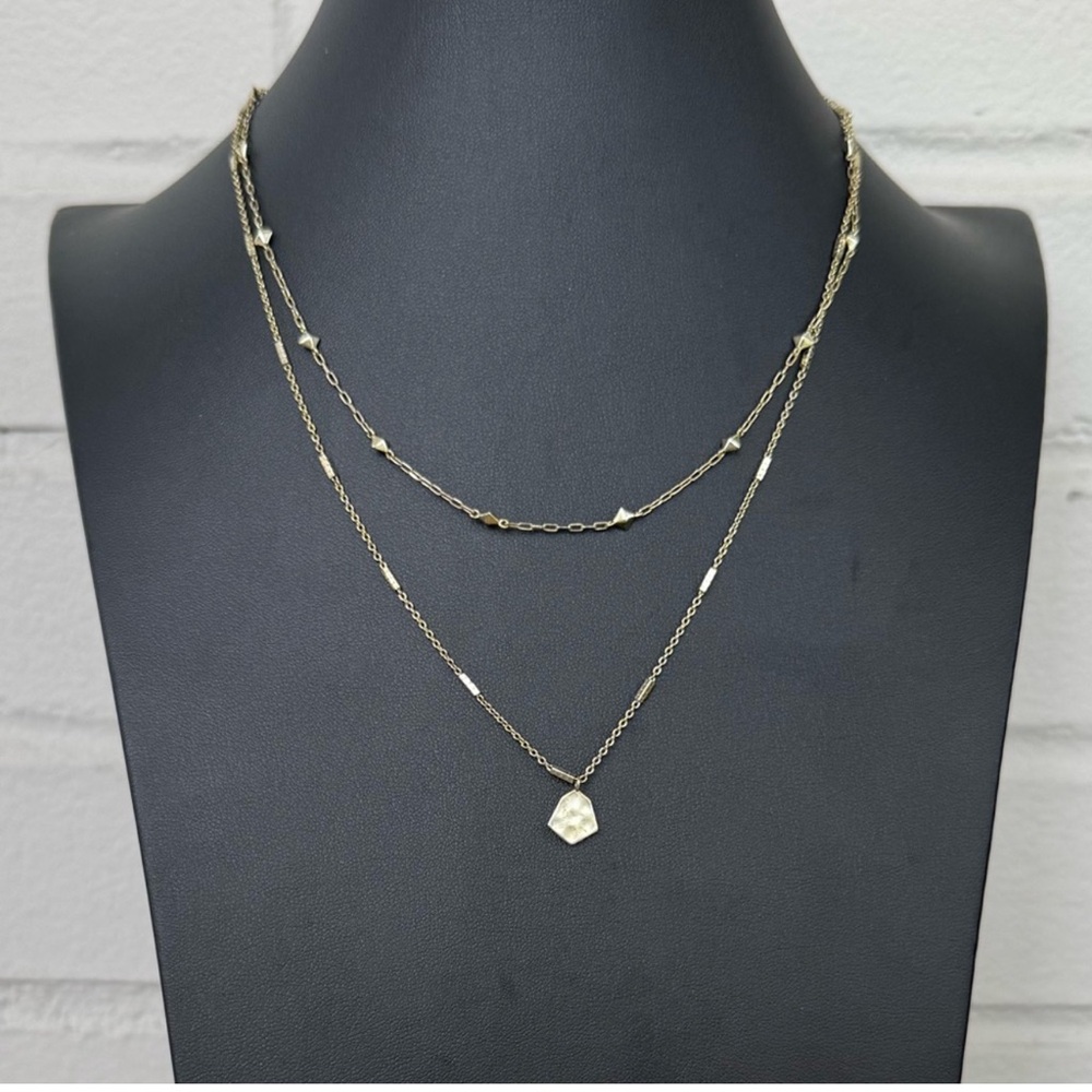 Kendra Scott Clive Multi Strand Gold Necklace